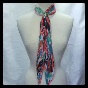 Elegant colorful scarf